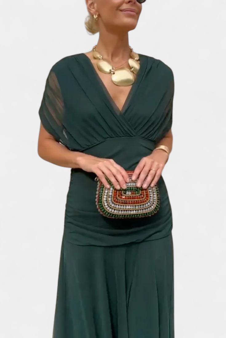 Flowing Drape Dress