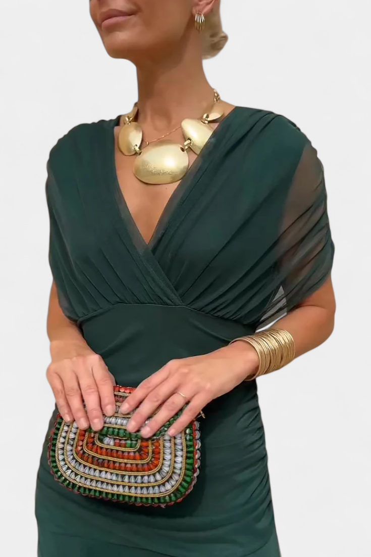 Flowing Drape Dress