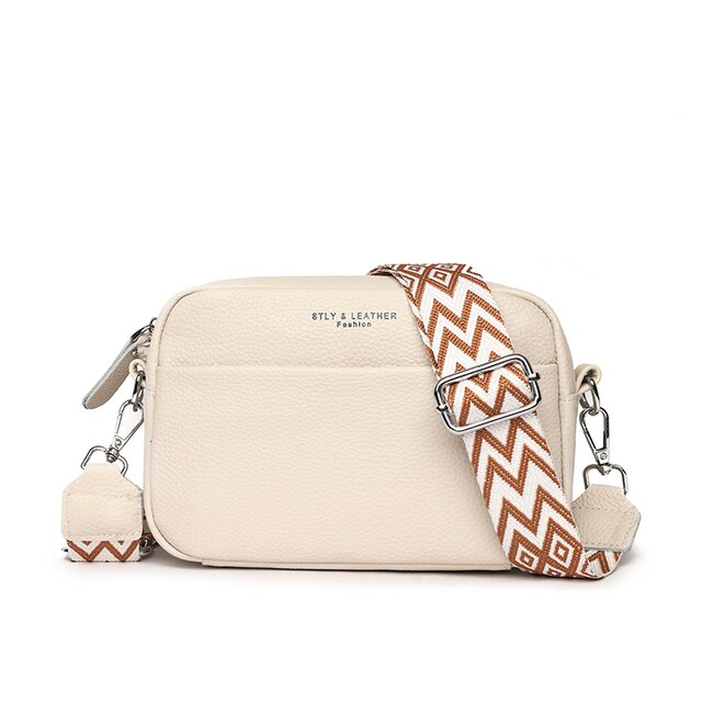 Women's compact leather crossbody bag — additional view