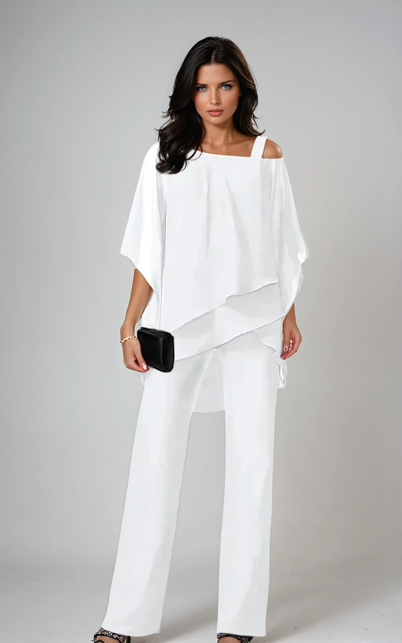 Flowing Overlay Two-Piece Set