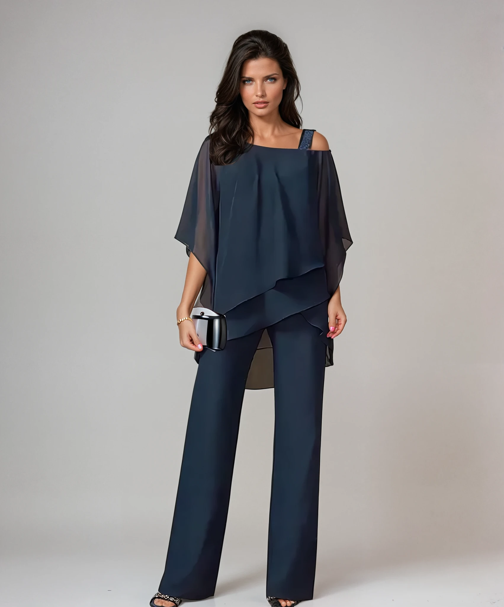 Flowing Overlay Two-Piece Set