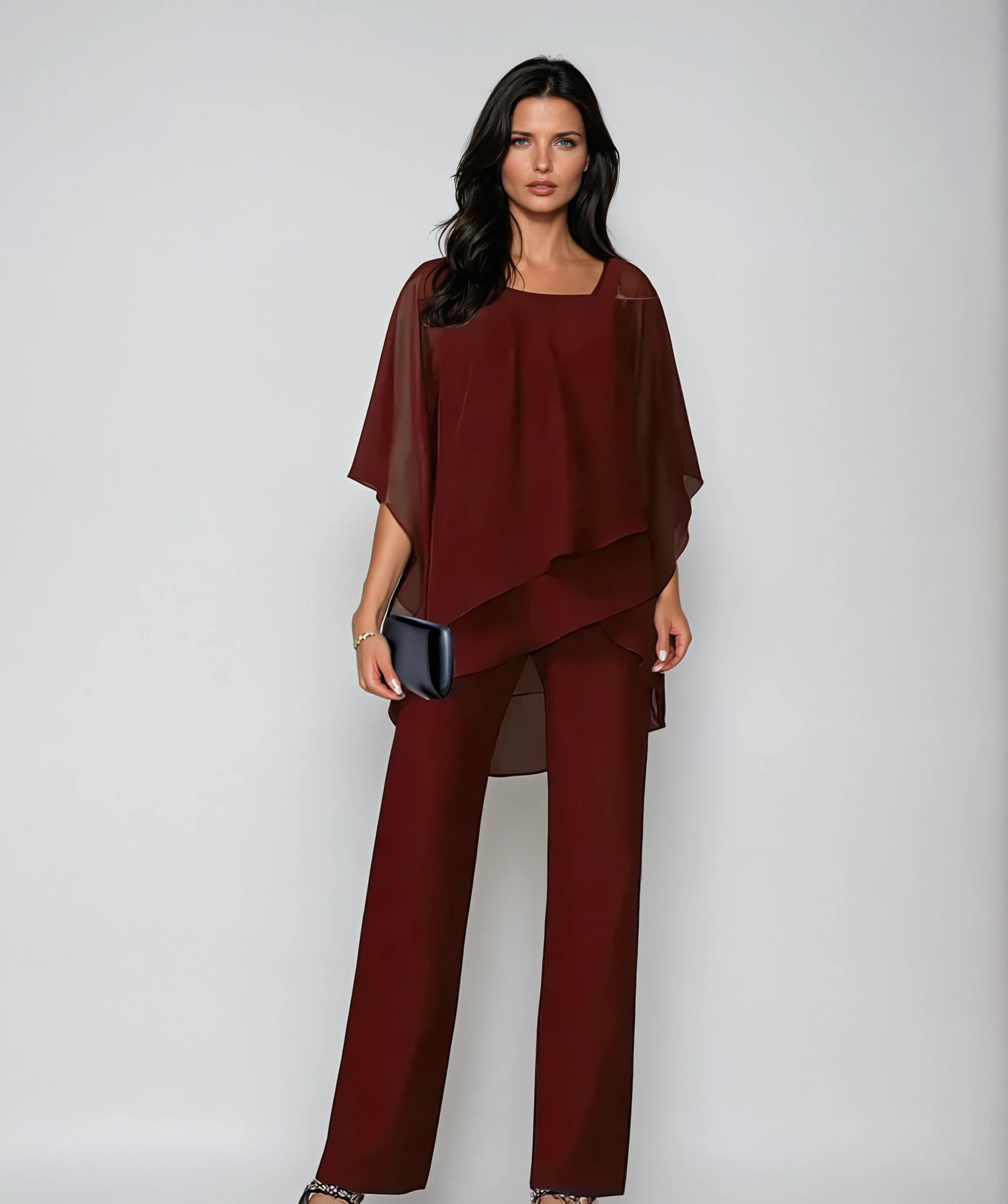 Flowing Overlay Two-Piece Set