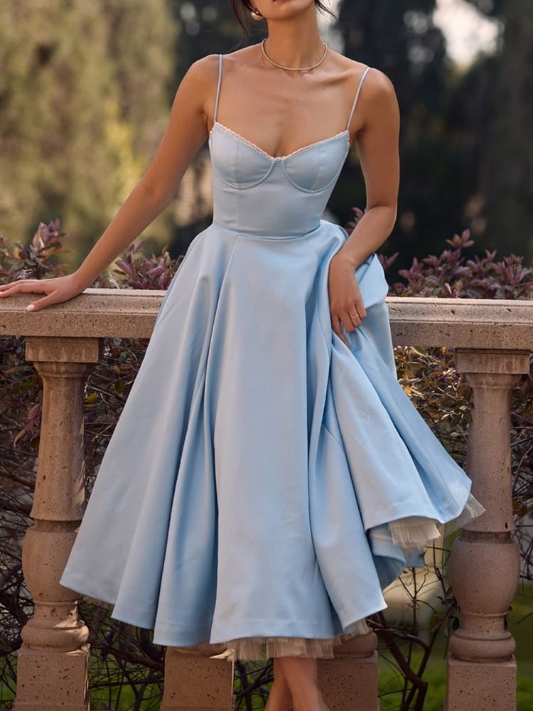 Sweetheart Tulle Midi Dress