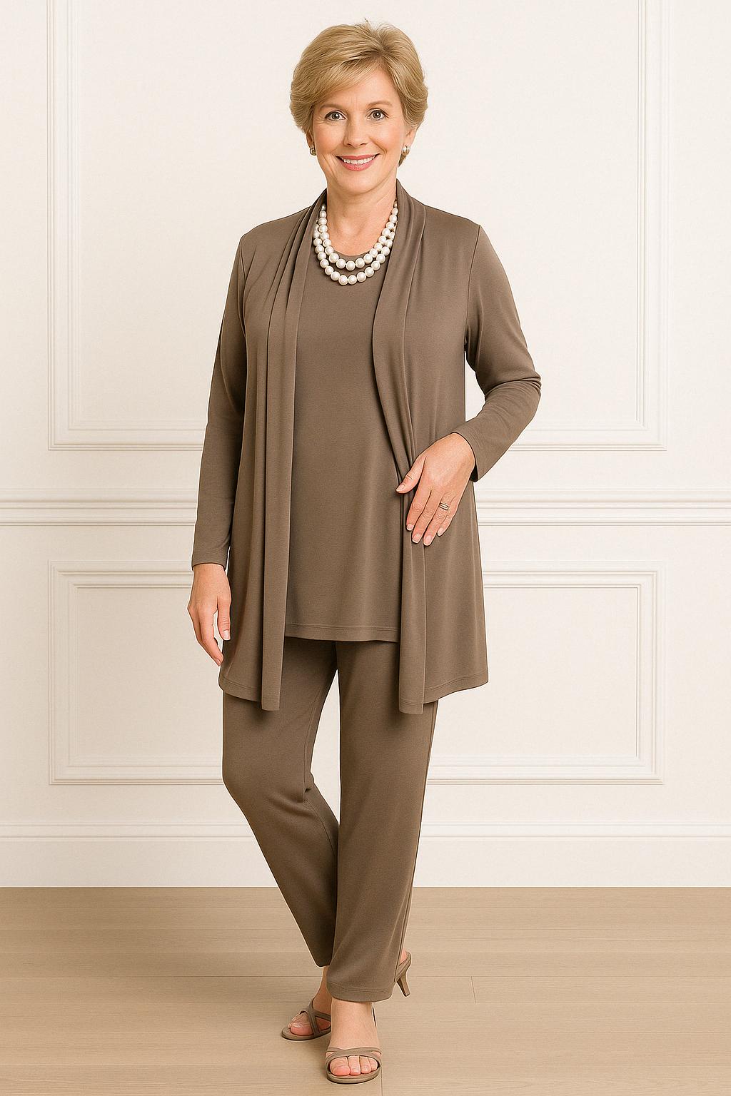 3-Piece Jersey Occasion Trouser Set