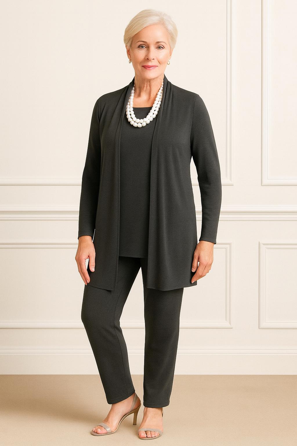 3-Piece Jersey Occasion Trouser Set