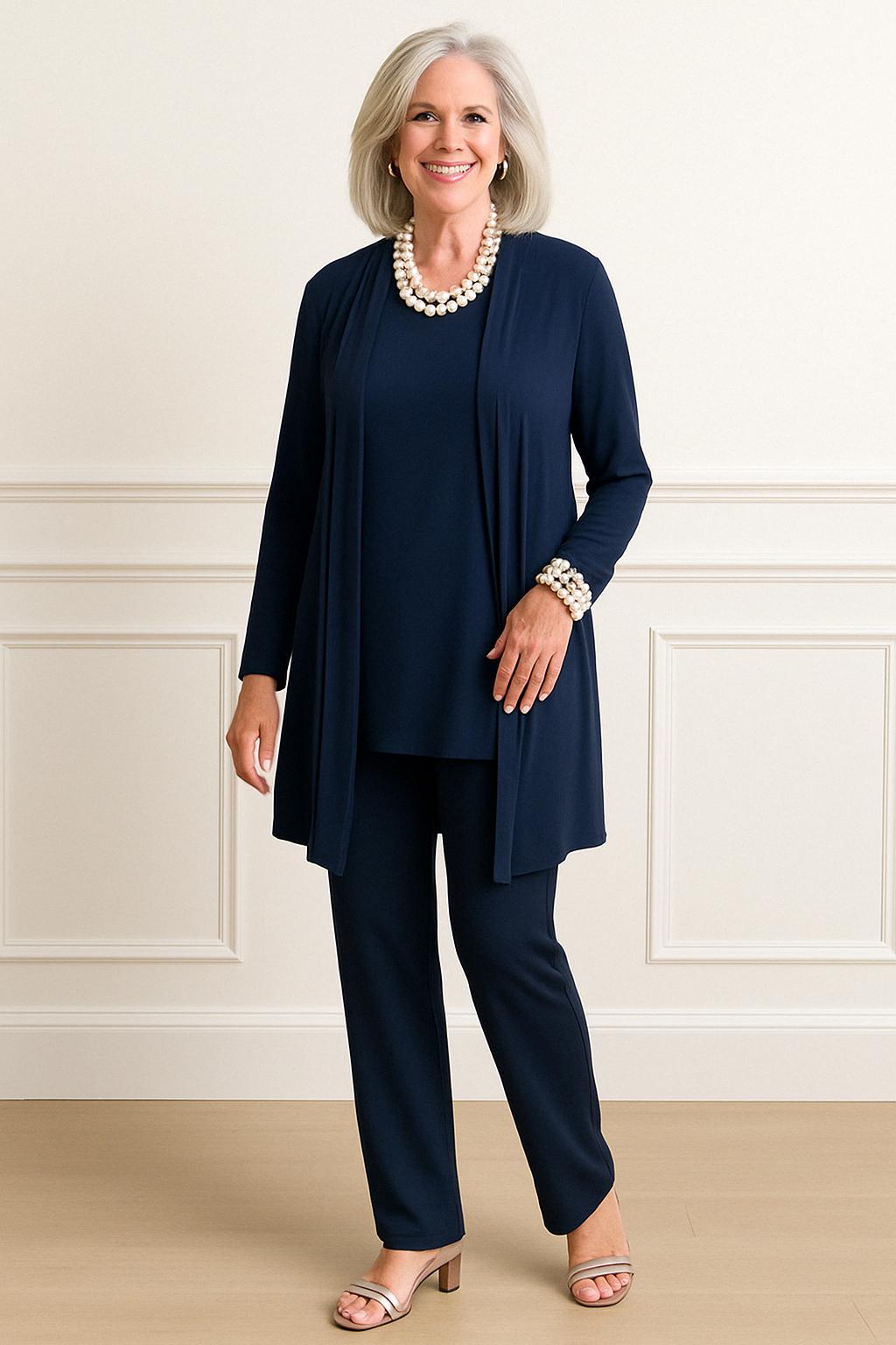 3-Piece Jersey Occasion Trouser Set