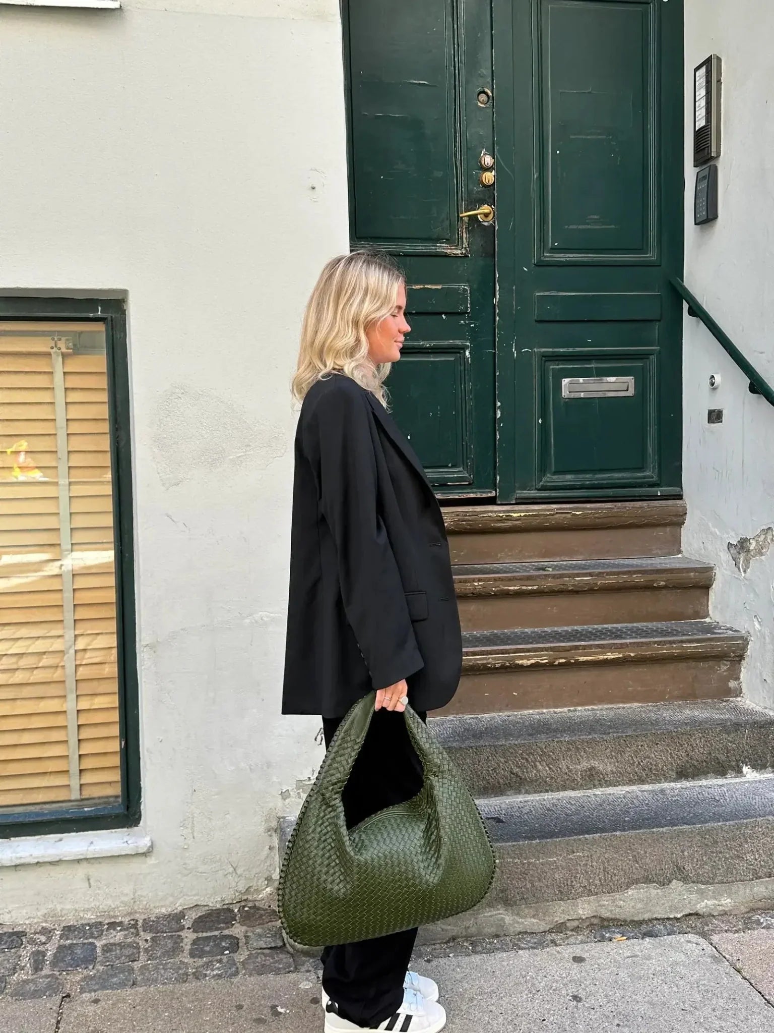 Oversized Woven Tote Bag