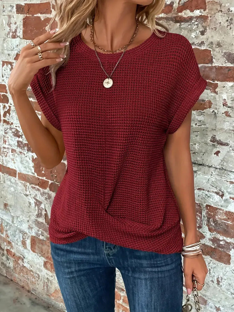 Waffle Knit Tee