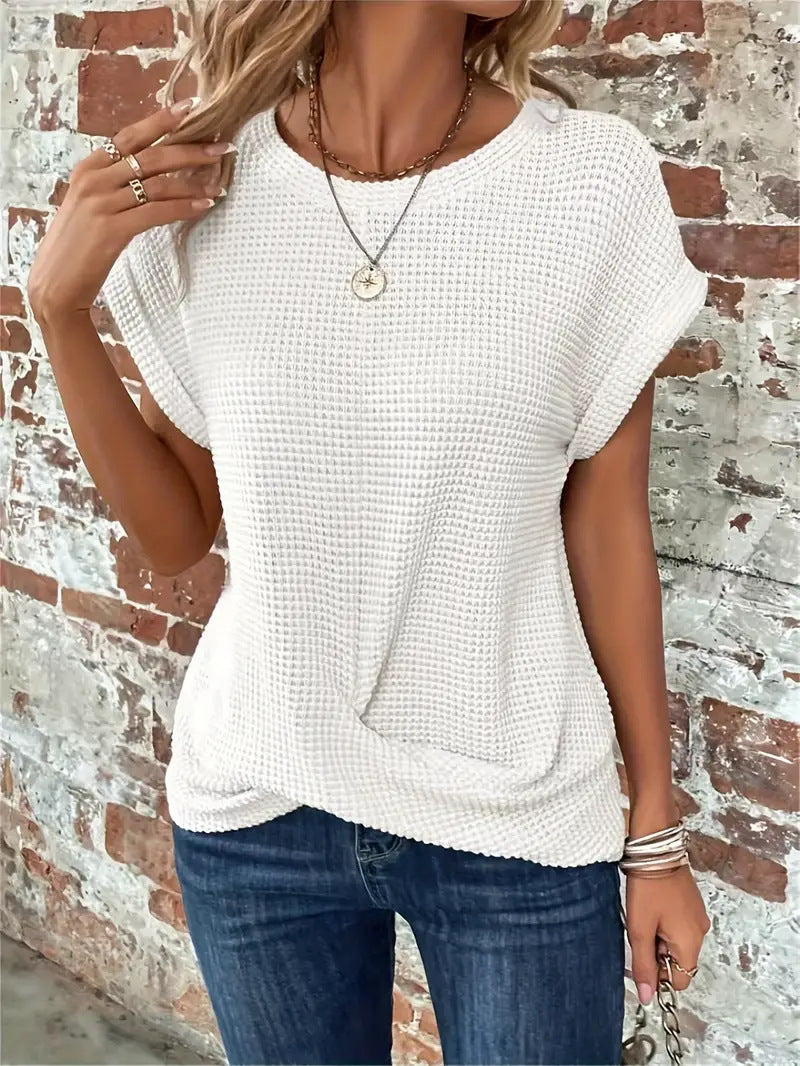 Waffle Knit Tee