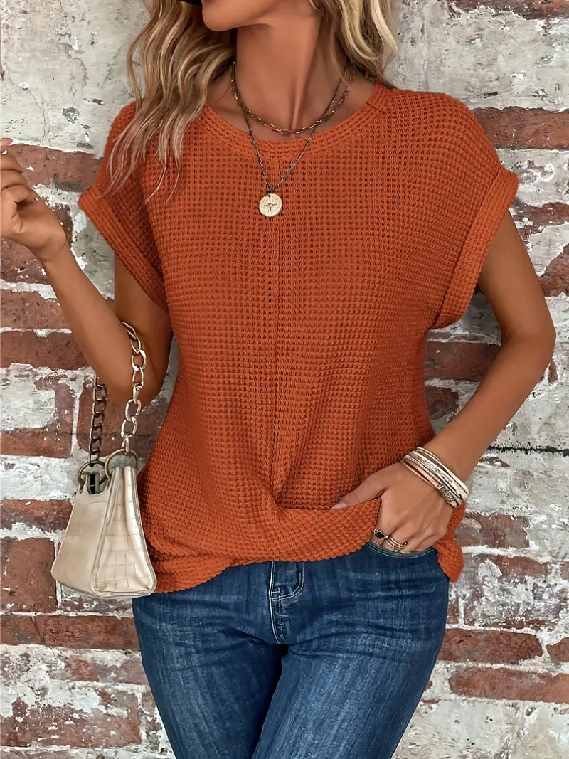 Waffle Knit Tee