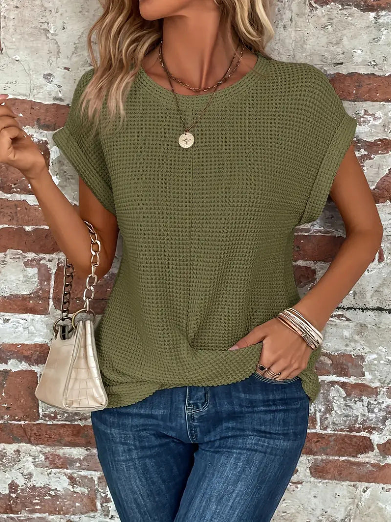 Waffle Knit Tee