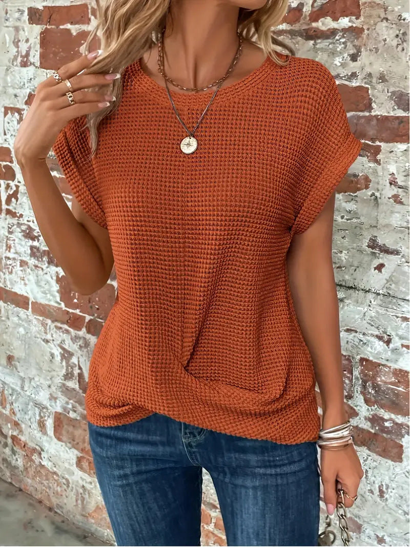 Waffle Knit Tee
