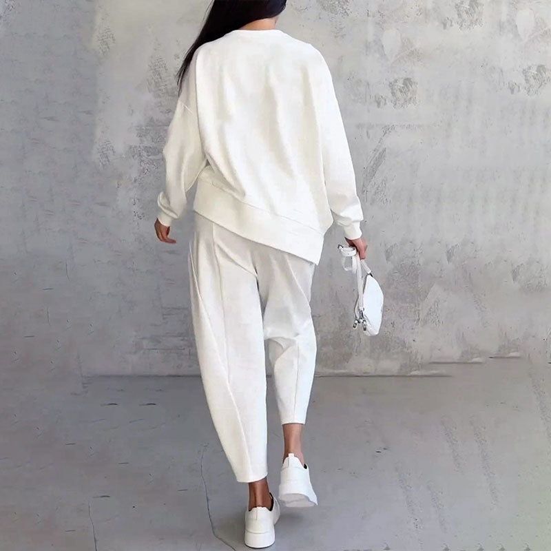 Coordinated Two-Piece Trouser Set