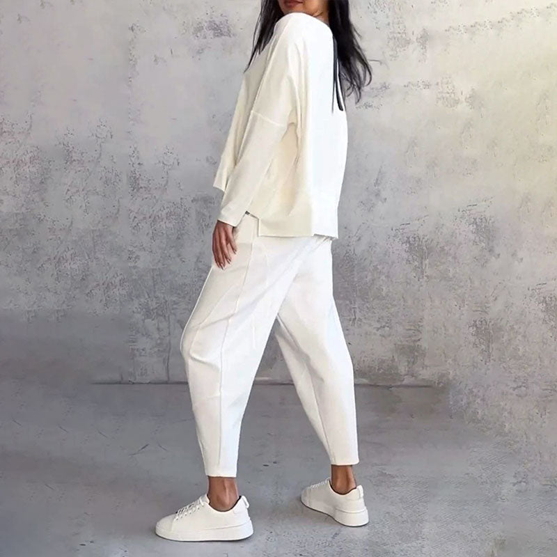Coordinated Two-Piece Trouser Set
