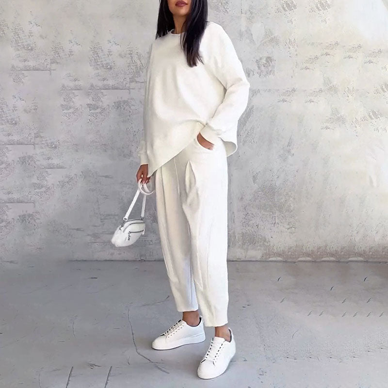 Coordinated Two-Piece Trouser Set
