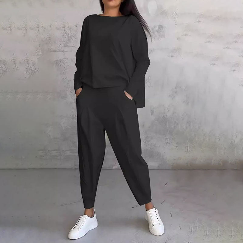 Coordinated Two-Piece Trouser Set
