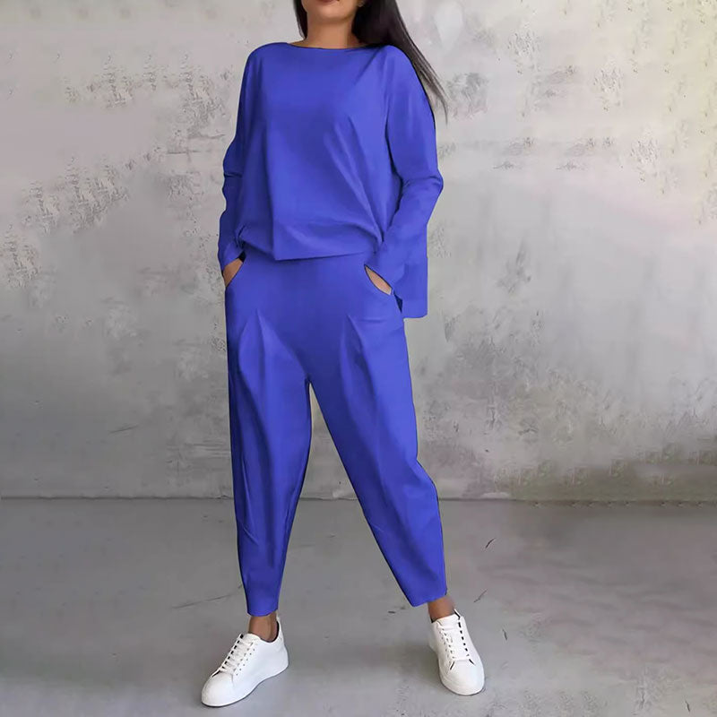 Coordinated Two-Piece Trouser Set
