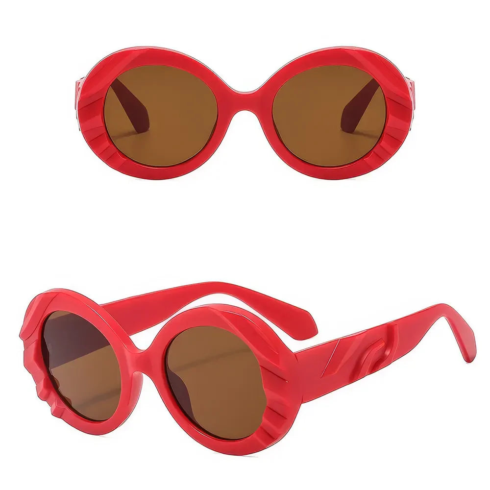 Vintage Round Sunglasses — women's sunglasses, view 10 by Emyri