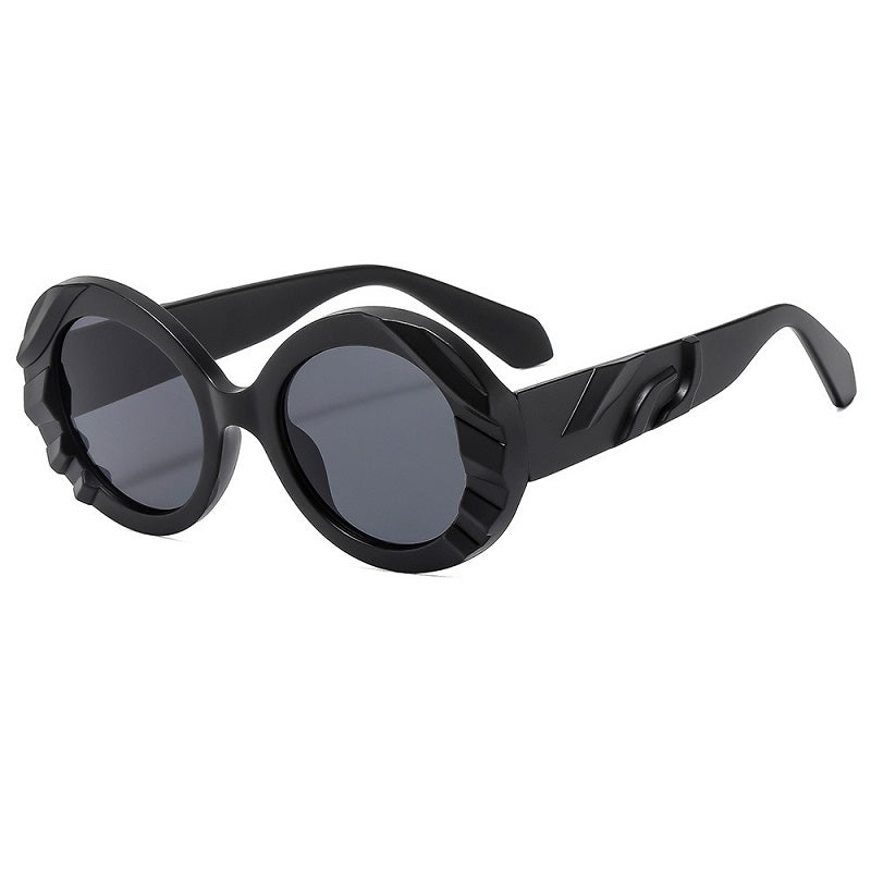 Vintage Round Sunglasses — women's sunglasses, view 4 by Emyri