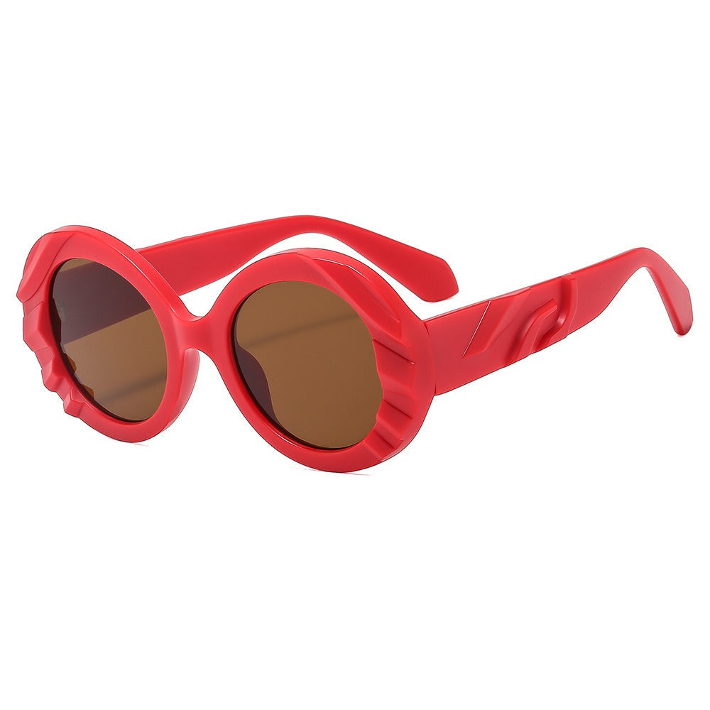 Vintage Round Sunglasses — women's sunglasses, view 5 by Emyri