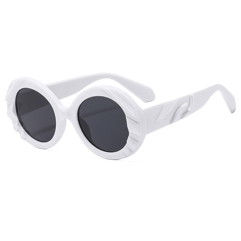 Vintage Round Sunglasses — women's sunglasses, view 6 by Emyri