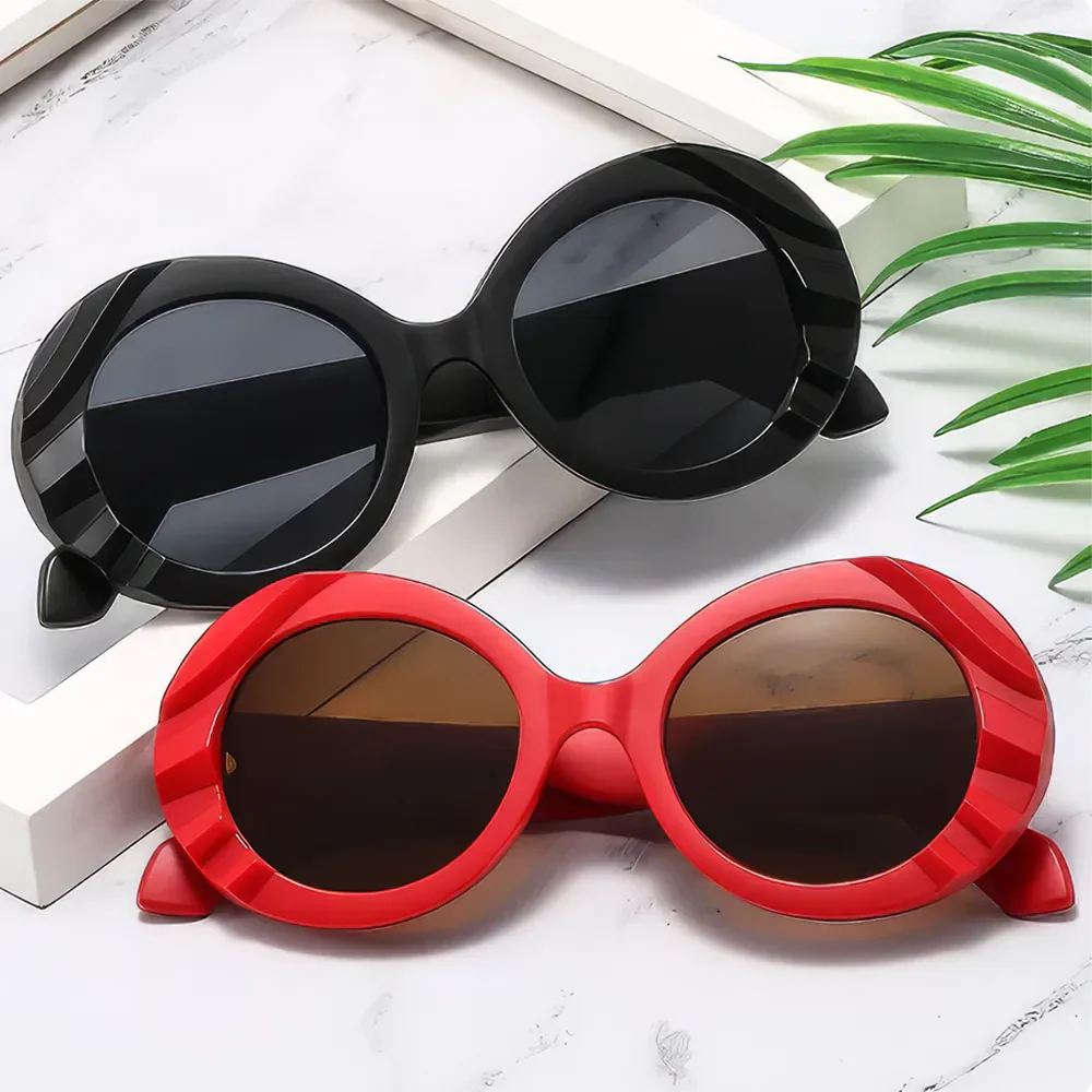 Vintage Round Sunglasses — women's sunglasses, view 7 by Emyri