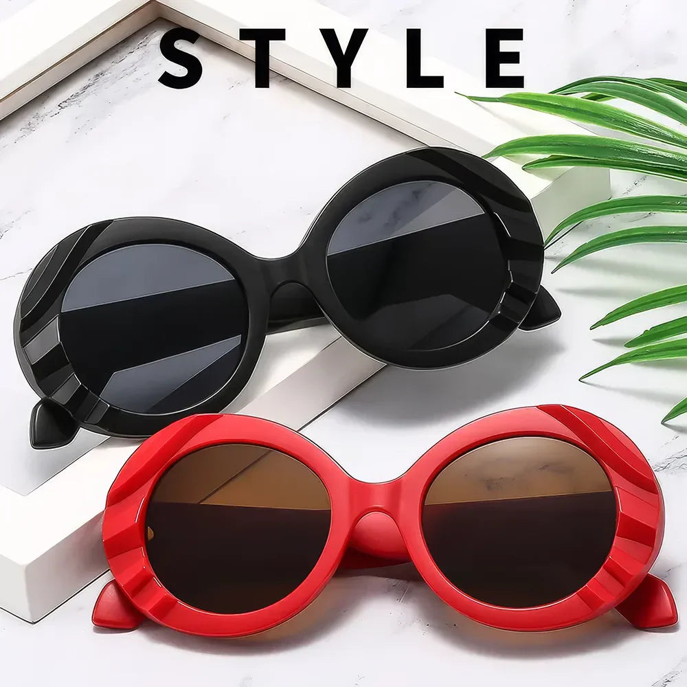 Vintage Round Sunglasses — women's sunglasses, view 8 by Emyri