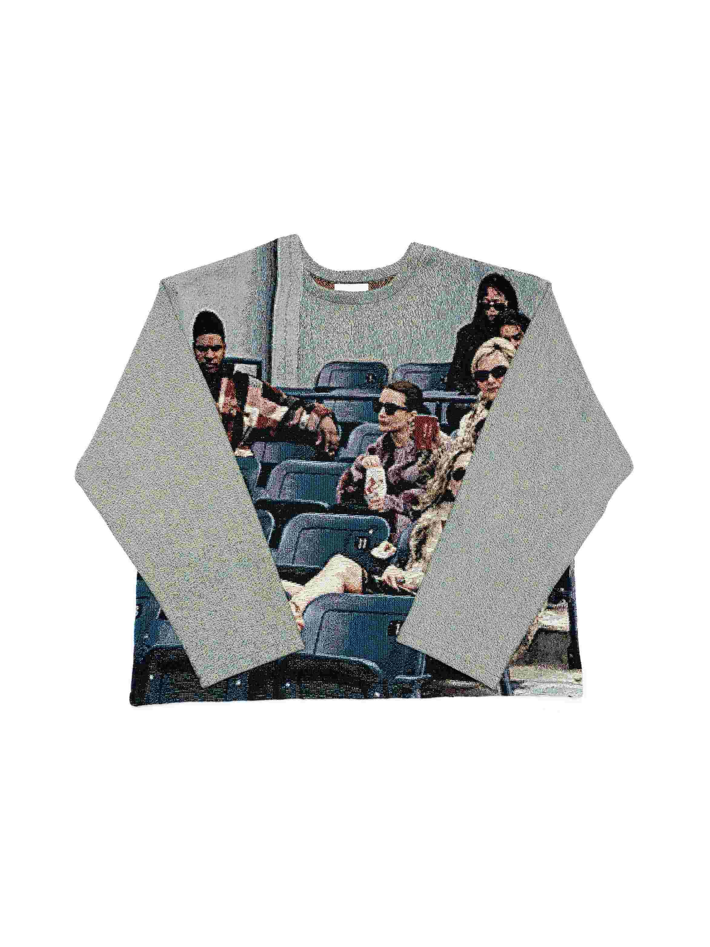 Women's Baseball Graphic Print Knit Jumper