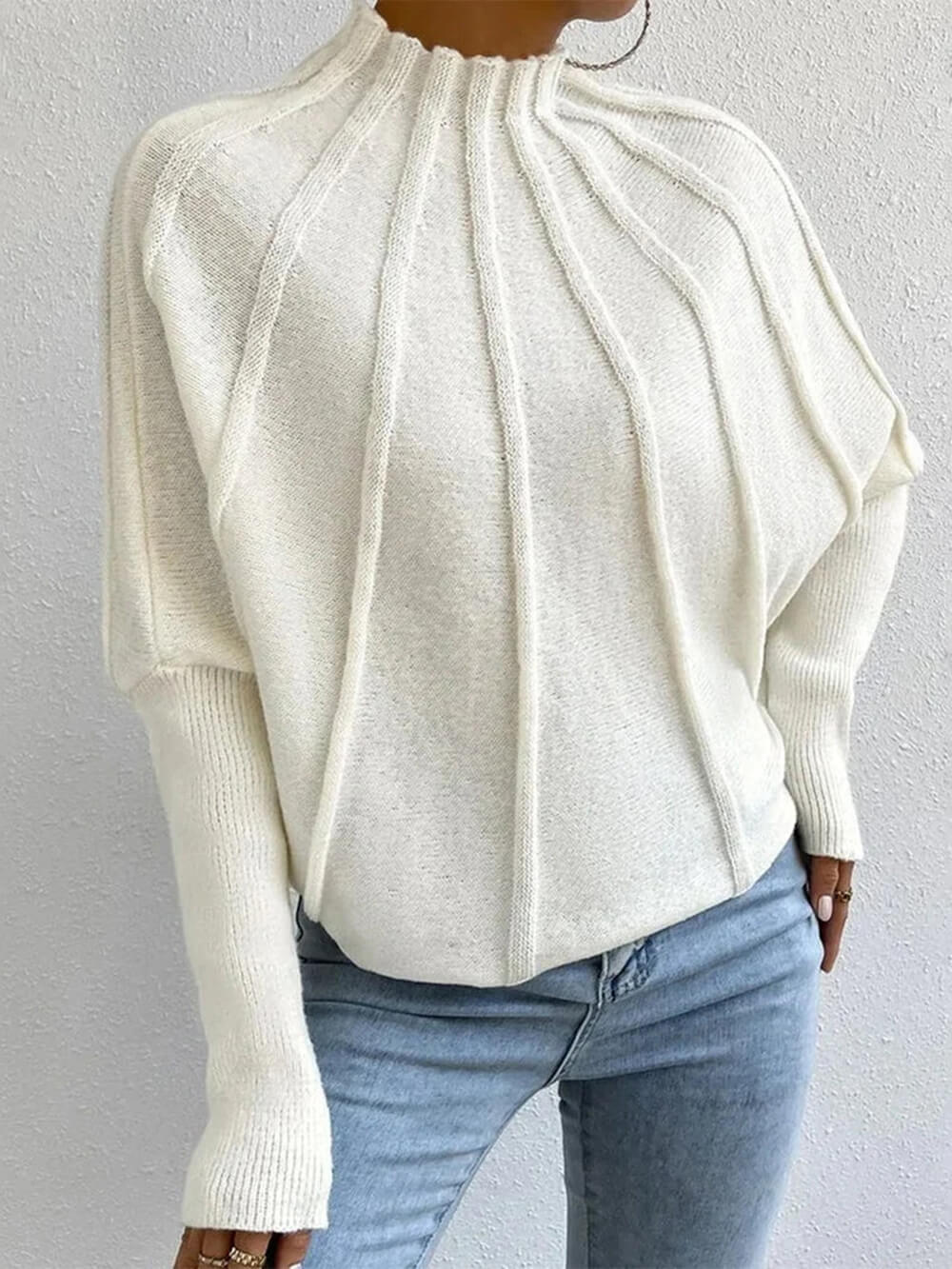 Women's Loose-Fit Dolman Sleeve Jumper