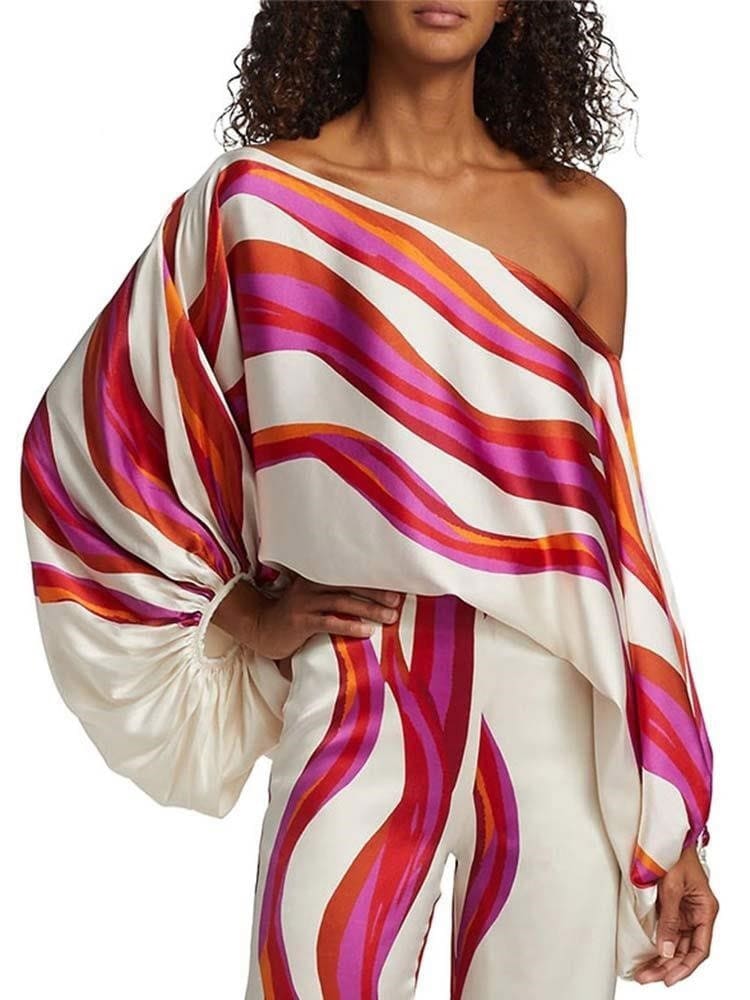 Women's dolman sleeve wide-leg two-piece set — alternate angle