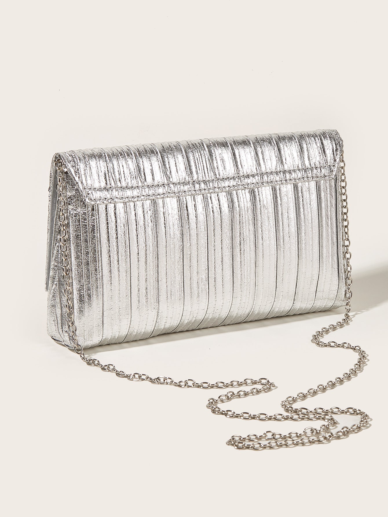 Women's glitter evening clutch bag