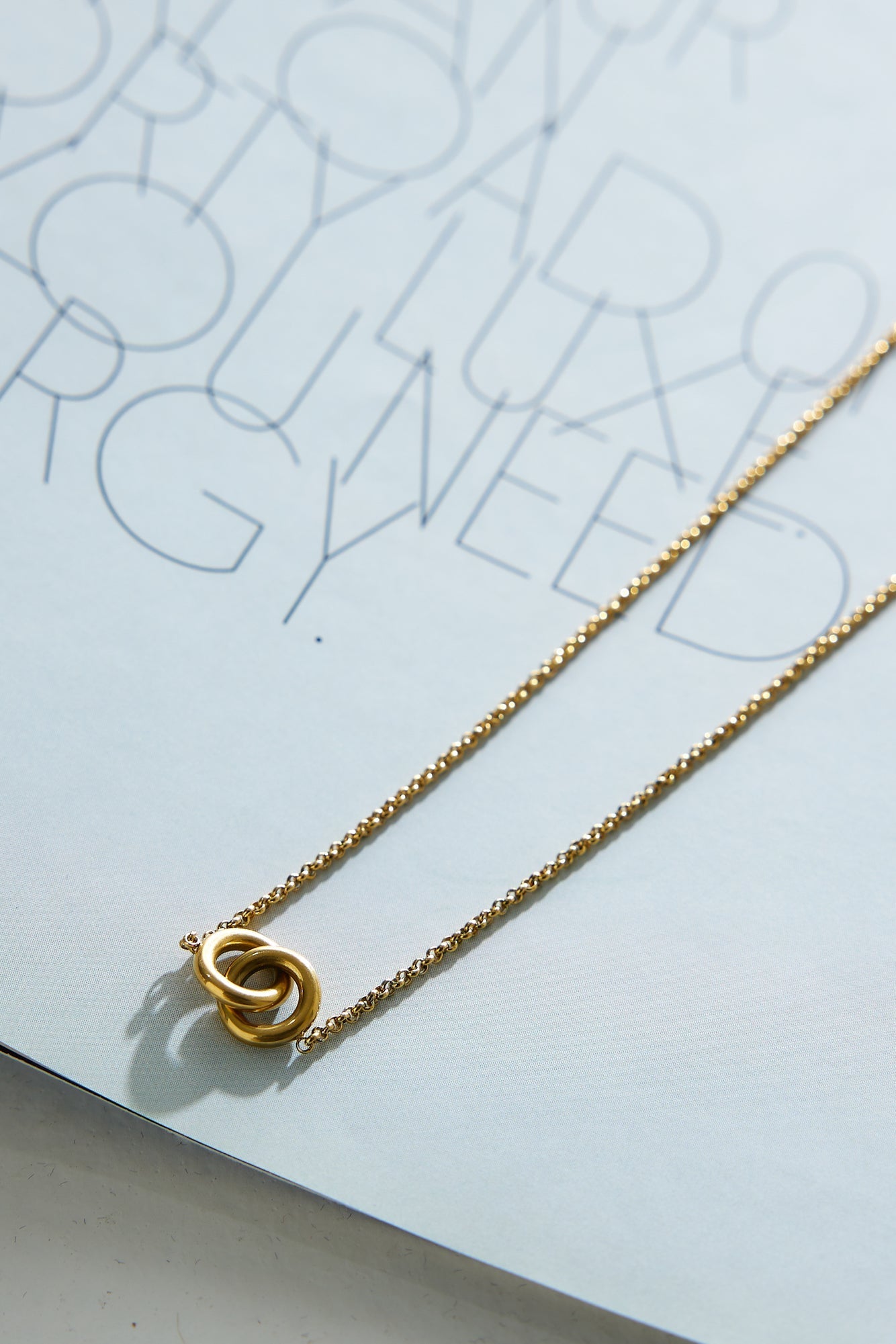 Women's gold pearl accent necklace