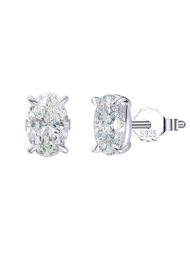 Women's gold star cluster drop earrings — alternate angle