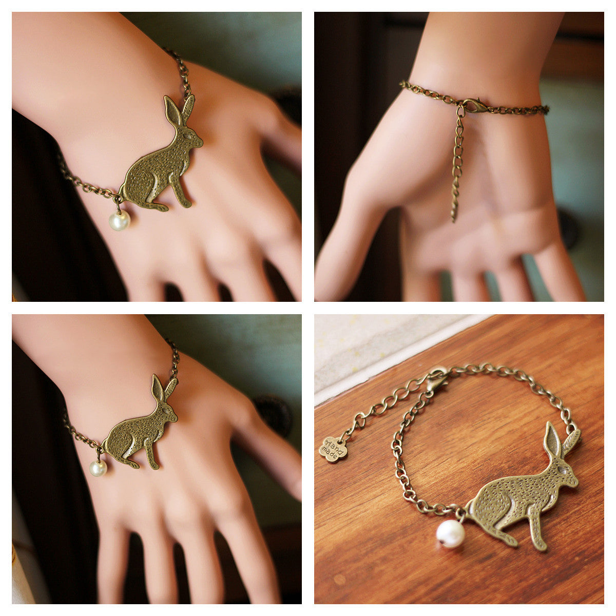 Women's nature charm bracelet — alternate charm detail