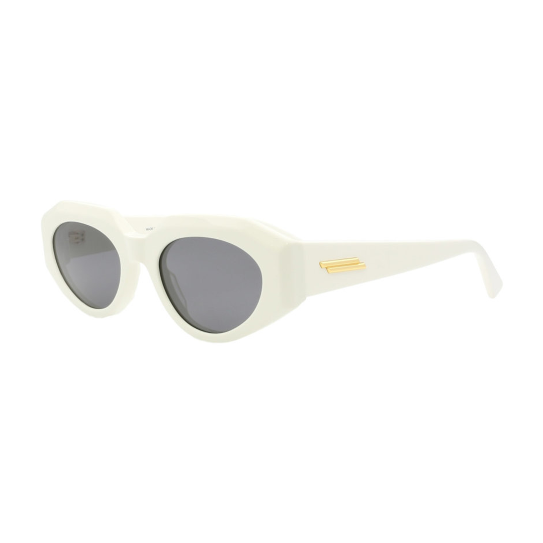 Women's oval acetate sunglasses
