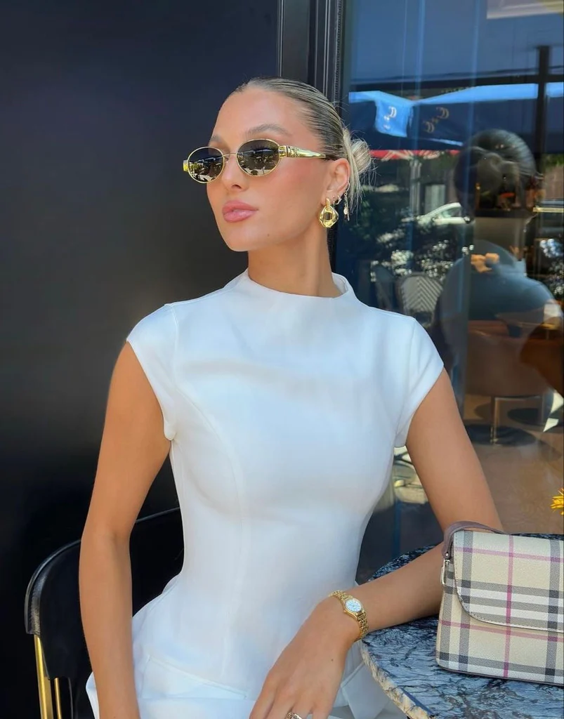 Women's oversized cat-eye sunglasses