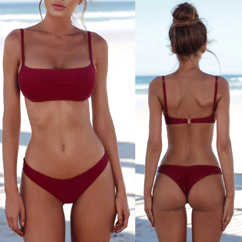 Women's push-up Brazilian bikini set — detail