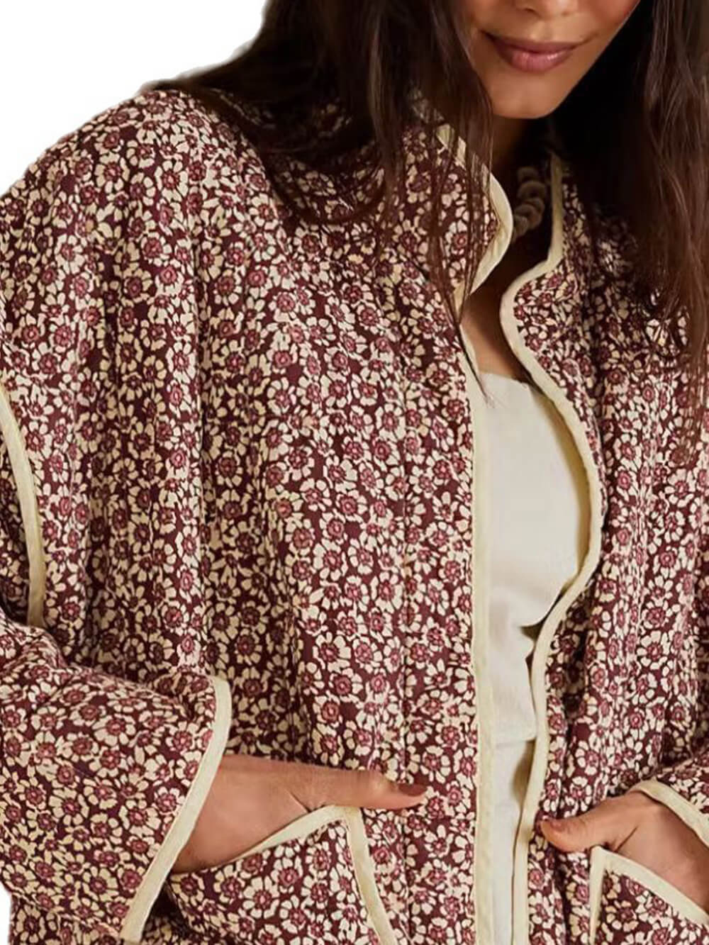 Women's cardigan coat — full length