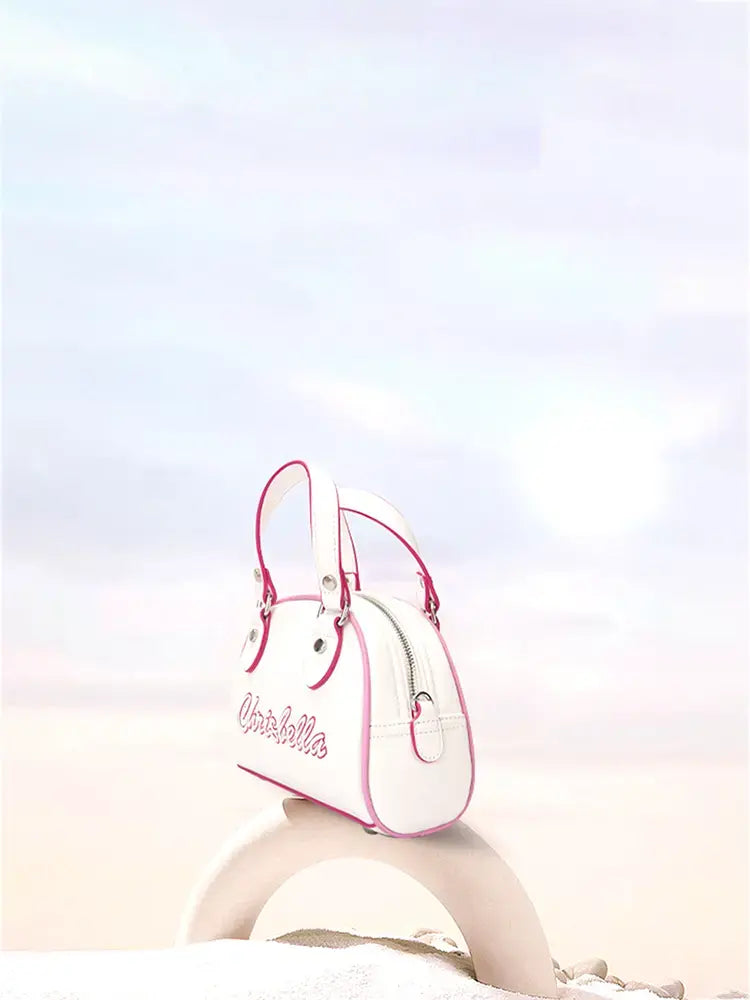 Women's shell-shaped top handle bag