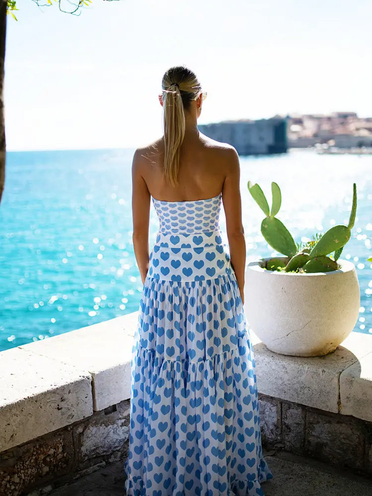 Women's Skirted One-Piece Swimsuit Set — alternate angle