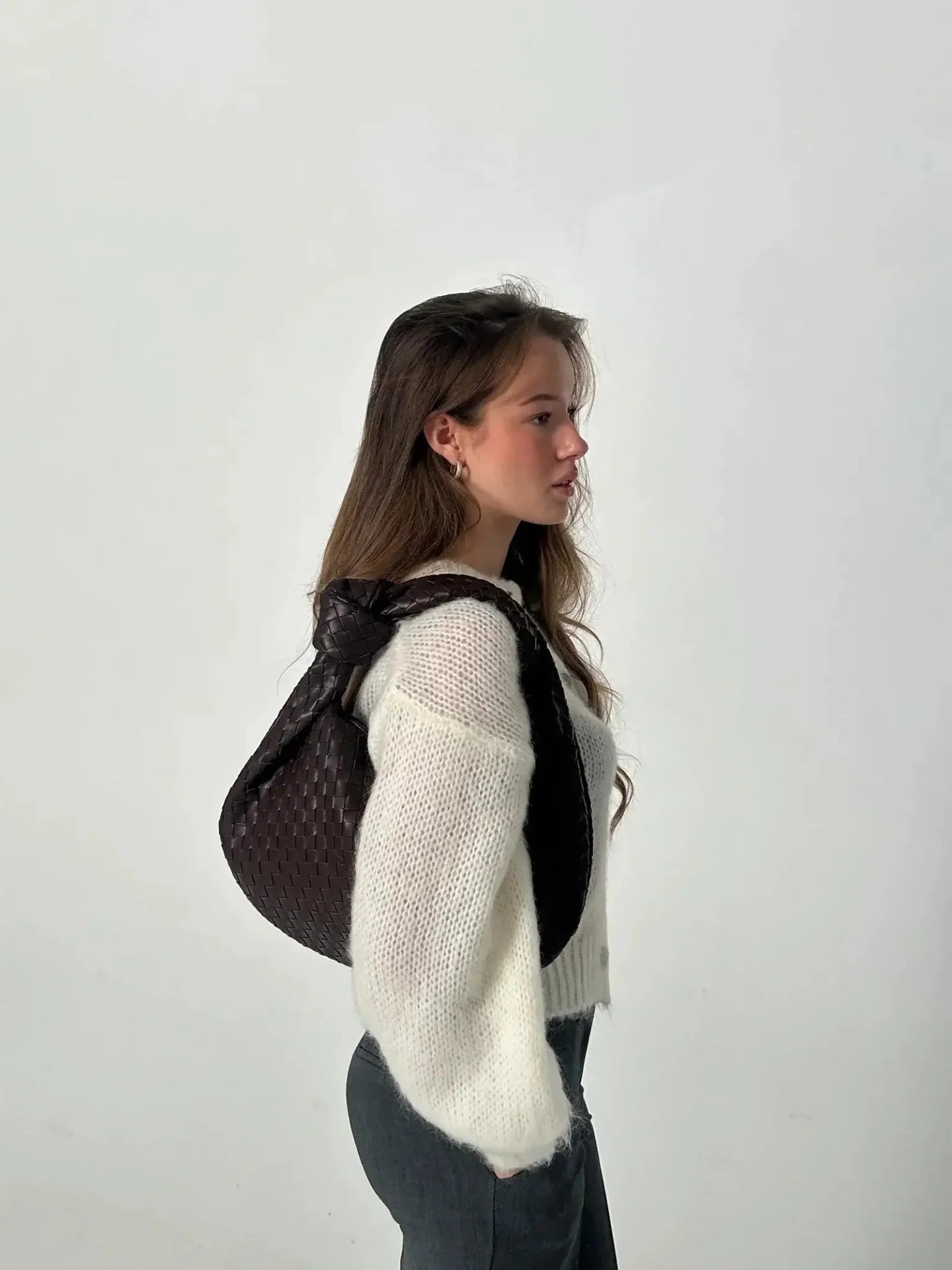 Woven Everyday Bag — women's shoulder bag, view 26 by Emyri