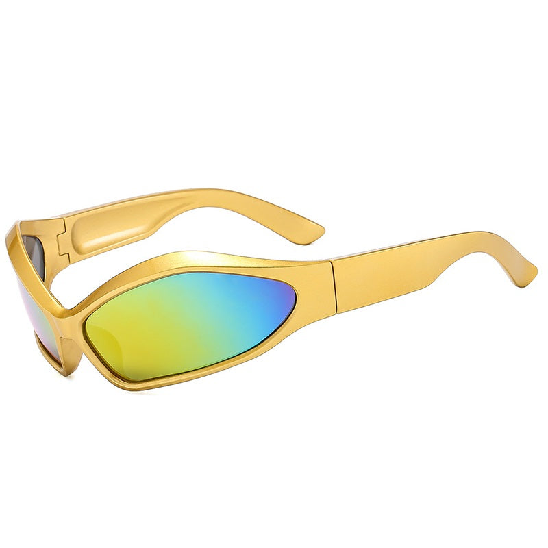 Y2K Wraparound Sport Sunglasses — women's sunglasses, view 5 by Emyri