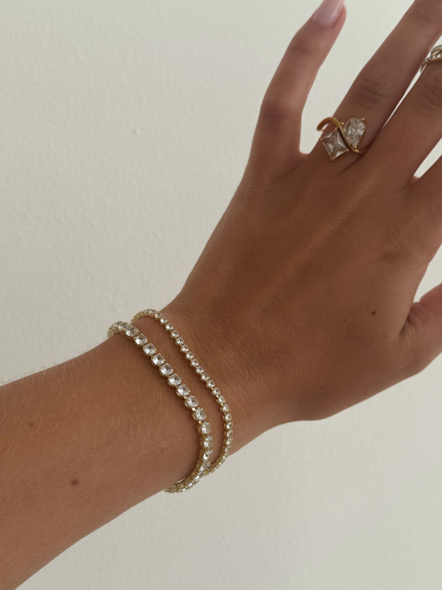 Zirconia Tennis Bracelet Set