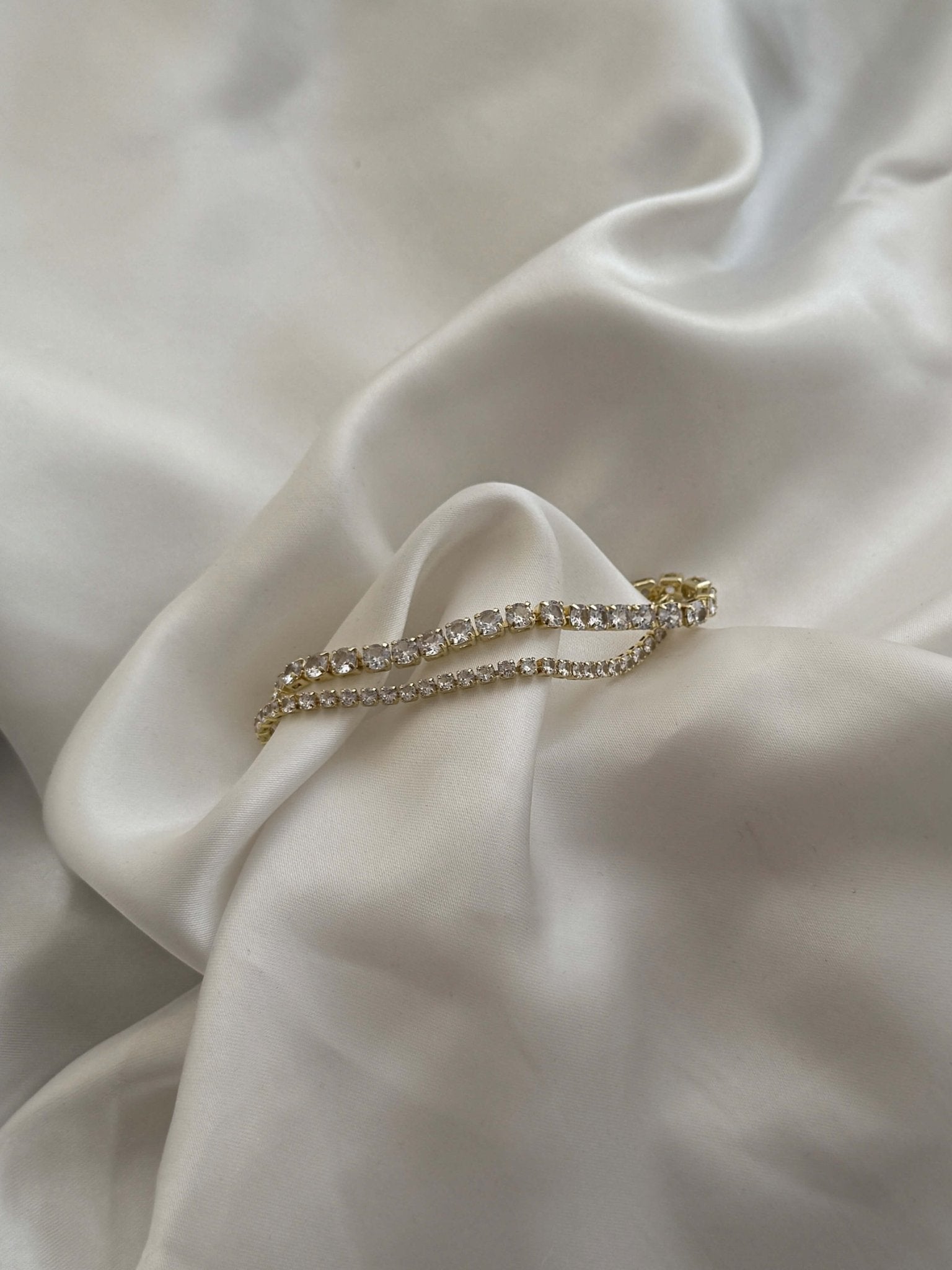 Zirconia Tennis Bracelet Set — women's bracelet, view 11 by Emyri