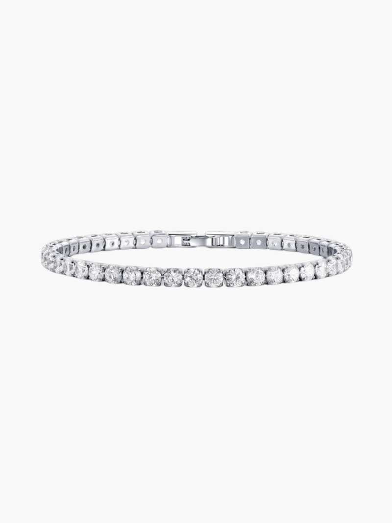 Zirconia Tennis Bracelet Set — women's bracelet, view 4 by Emyri