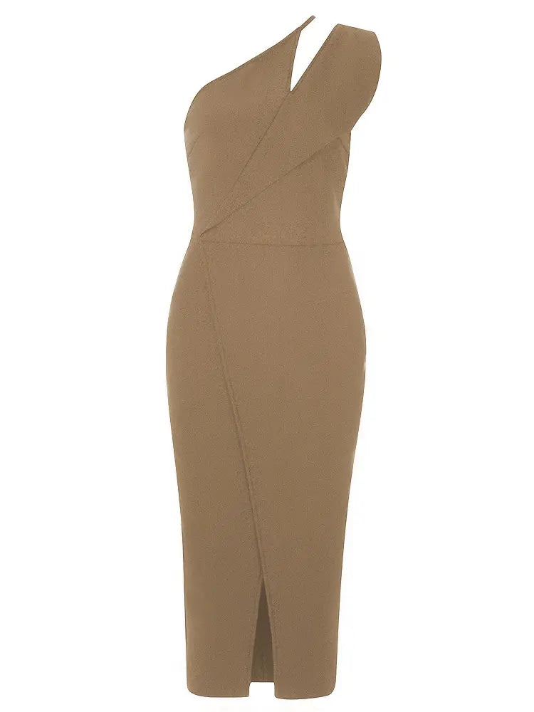 One-Shoulder Bandage Dress