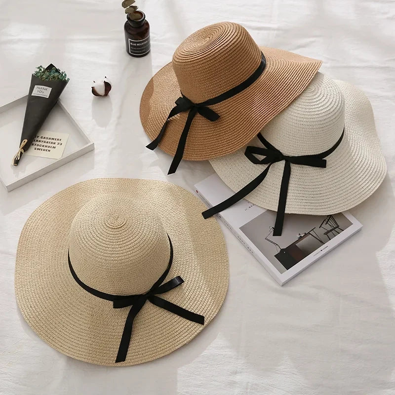 The Margaux — Wide-Brim Straw Sun Hat