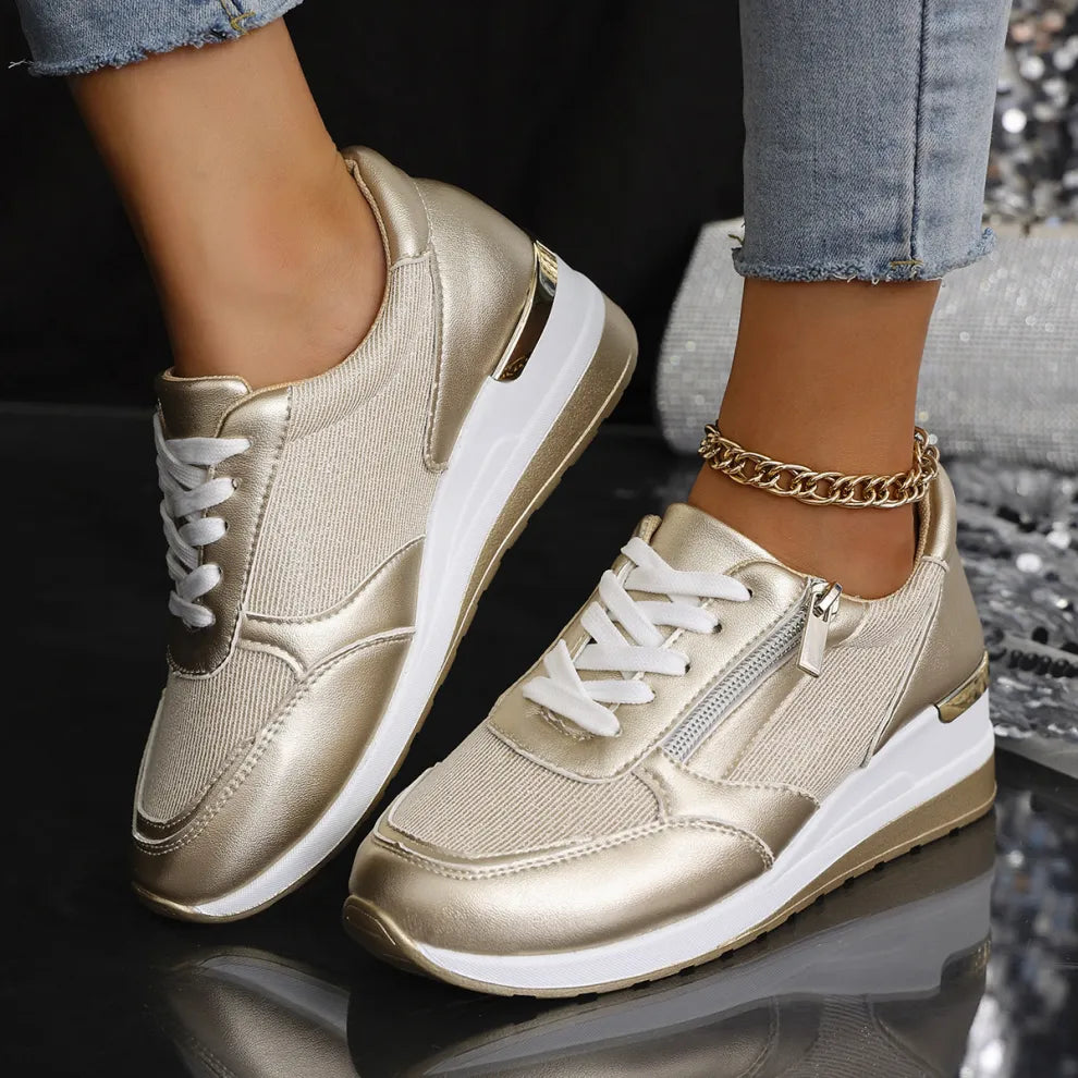 The Wren — Orthopedic Sneakers with Side Zipper