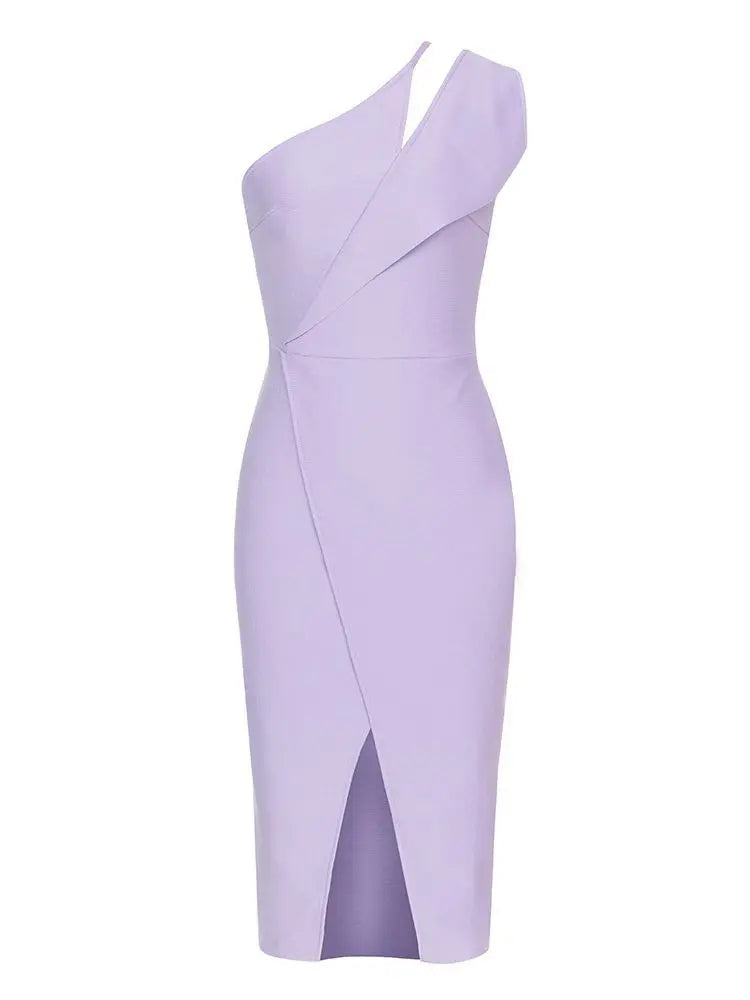 One-Shoulder Bandage Dress