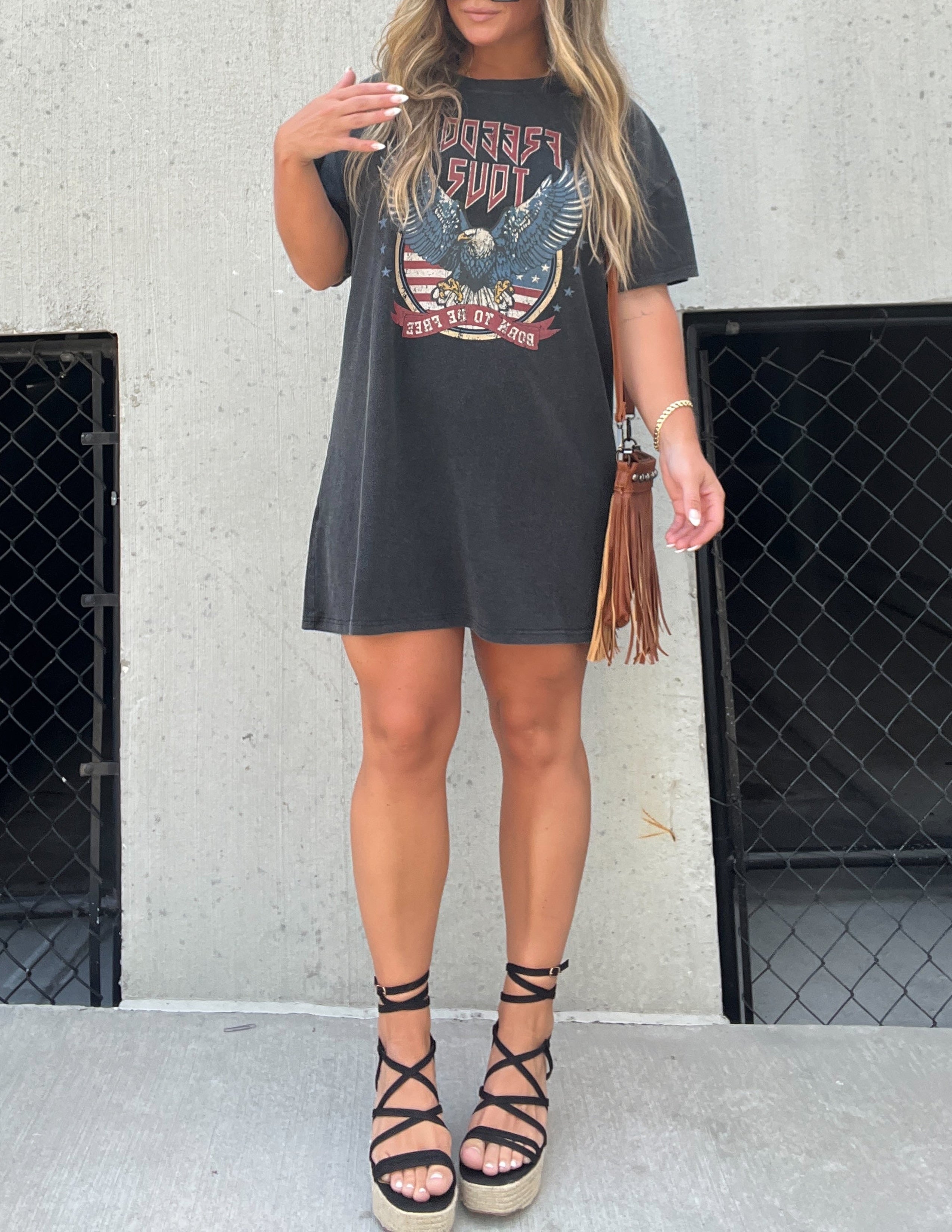 Graphic T-Shirt Shift Dress